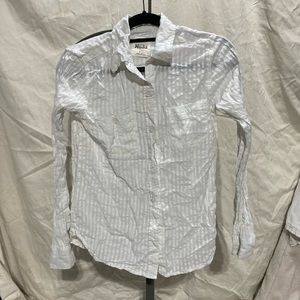 Mudd size S white long sleeve button up shirt